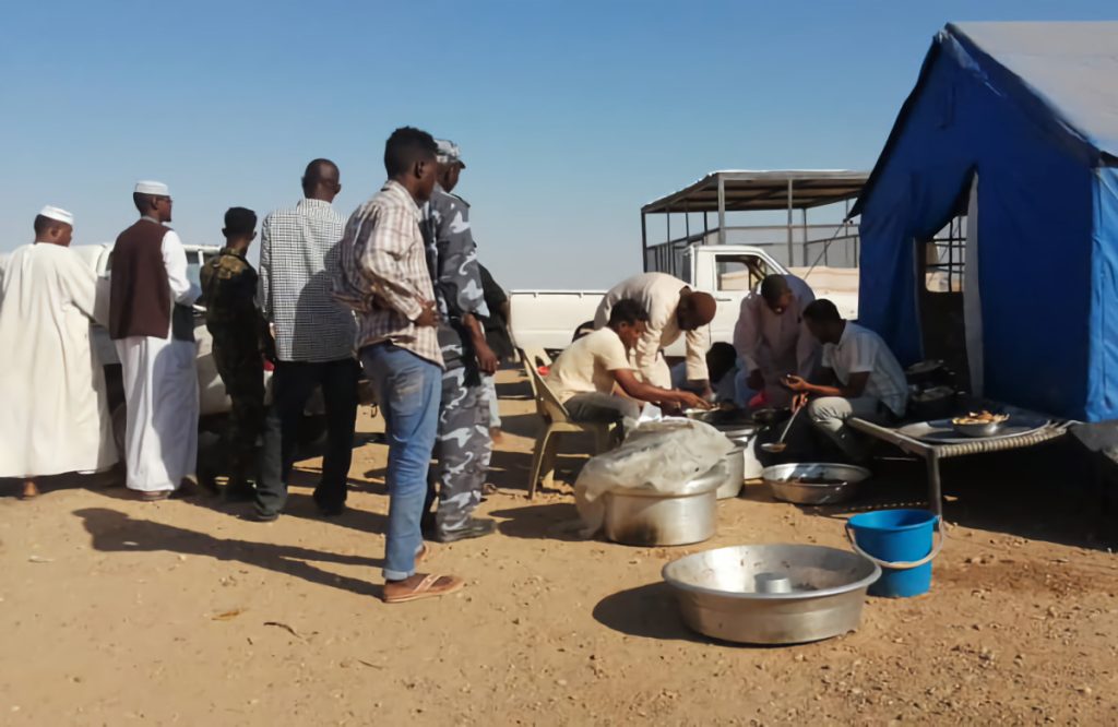 شمل الدعم العديد من التكايا في السودان