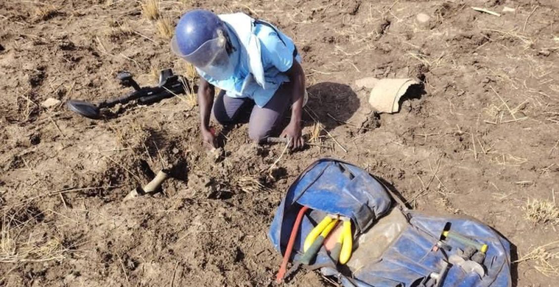 إزالة 250 جسما حربيا خطرا في السودان