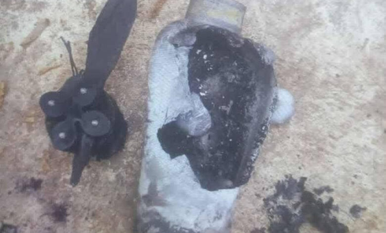 حطام المسيرات