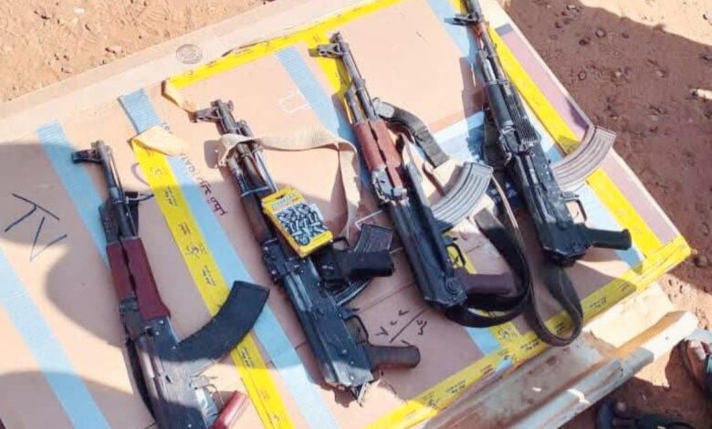 ضبط أسلحة ومسروقات في الخرطوم