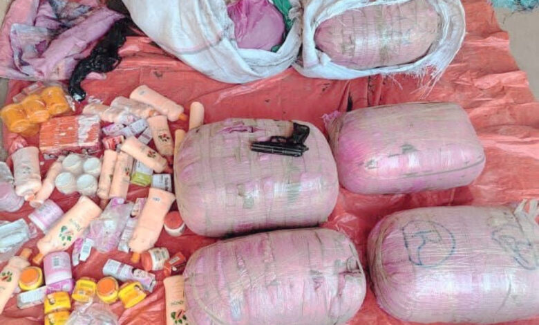 ضبط 160 كيلوجرام من القات