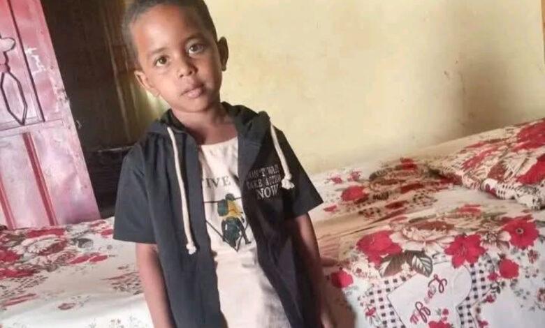 جثة الطفل محمد مرتضى