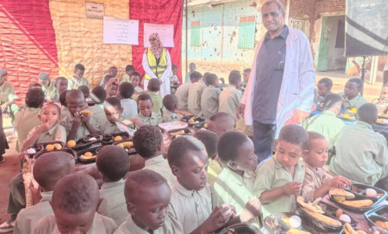 مشروع الوجبة المدرسية في السودان