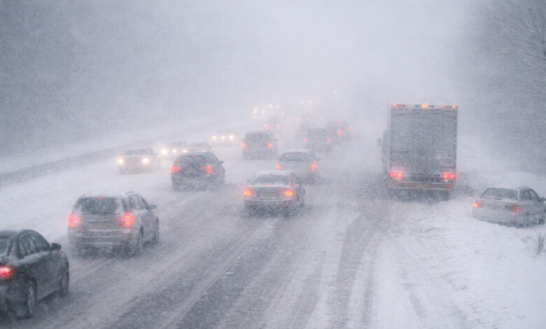 الطقس البارد جدا في الولايات المتحدة الأمريكية