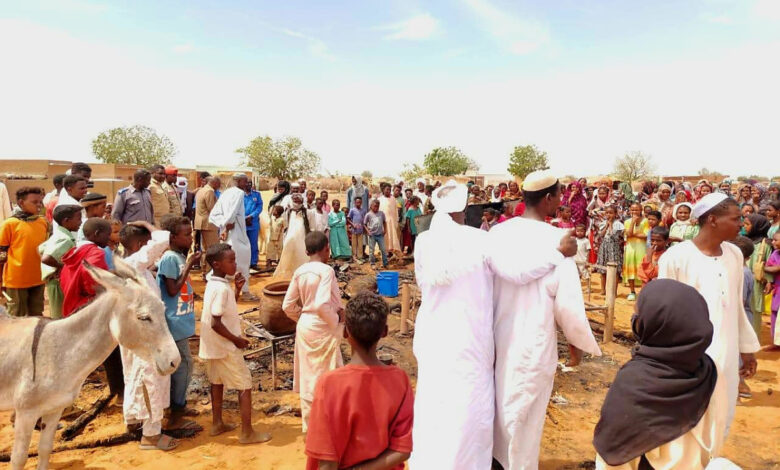 الحريق في تندلتي