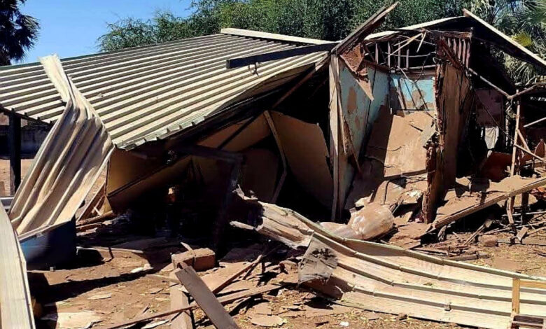 هجوم المسيرات على مدينة كوستي