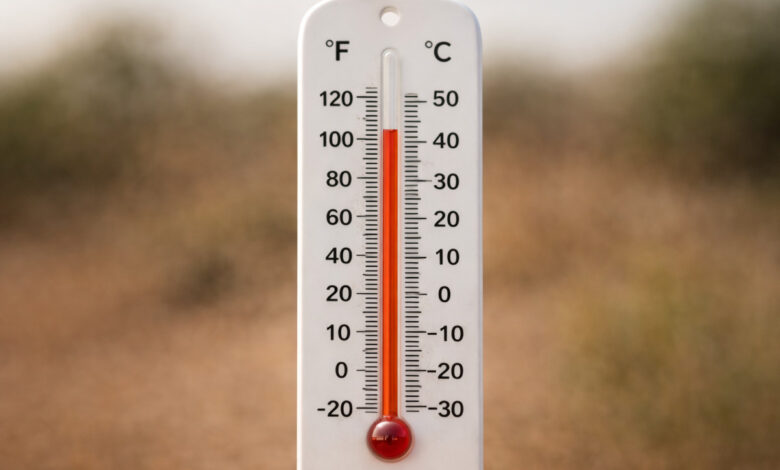 الحرارة والأمطار في السودان